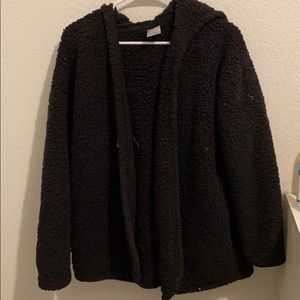 Black fuzzy jacket